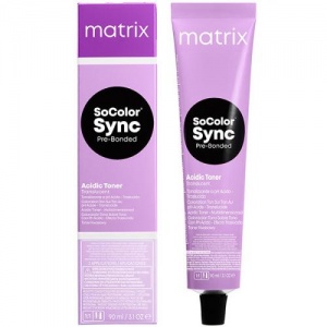 MATRIX SoColor Sync Pre-Bonded 10PR Тонер кислотный жемчужный розовый, 90 мл
