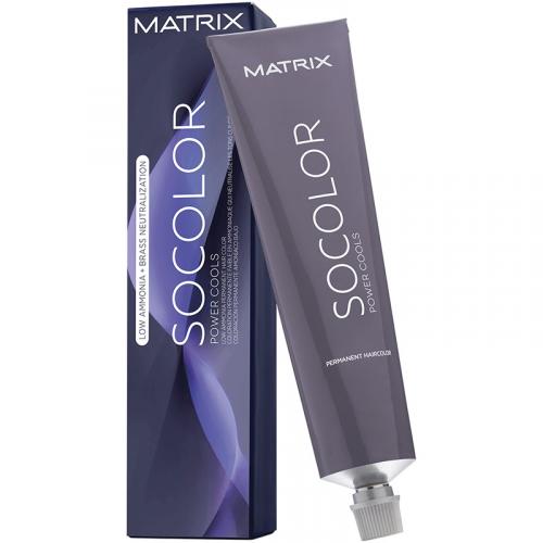 Matrix Socolor Beauty Cools 4АА крем-краска шатен глубокий пепельный, 90 мл