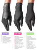 MEDICOSM Benovy Перчатки нитриловые текстурированные на пальцах S, черные, 3,5 г,50пар 